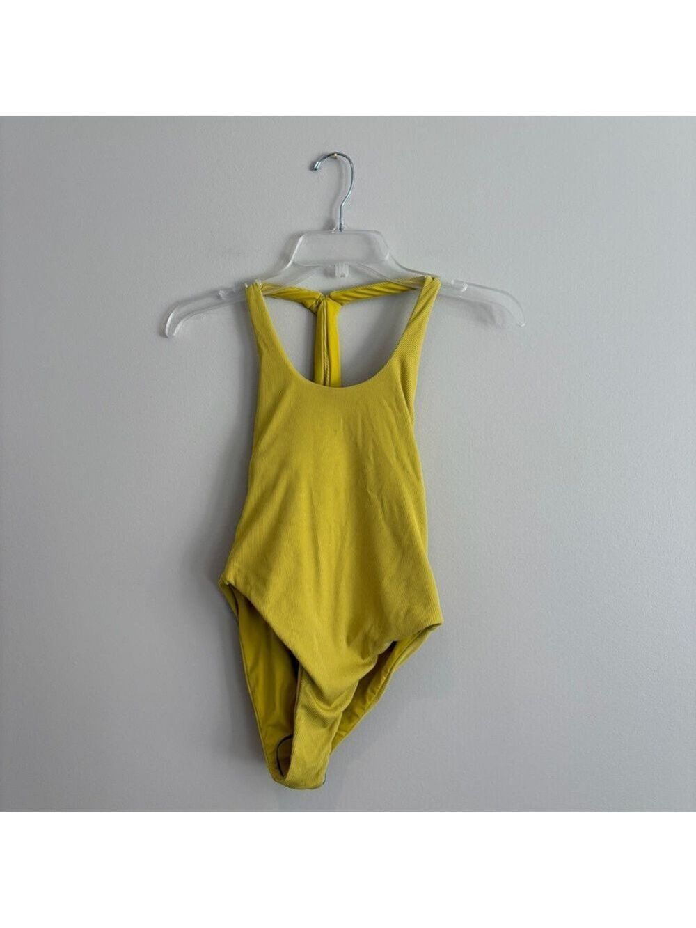 L*Space Phoebe One-Shoulder One-Piece Swimsuit Lime Green Size 6 NWT